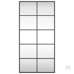 Miroir Industriel Noir au design moderne et élégant