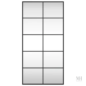 Miroir Industriel Noir au design moderne et élégant