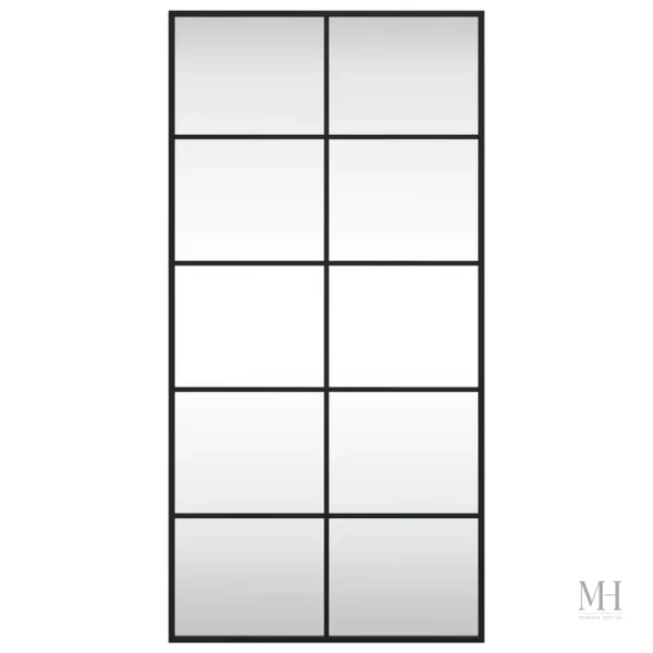 Miroir Industriel Noir au design moderne et élégant