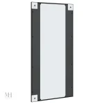 Miroir Noir Métallique au style atelier tendance