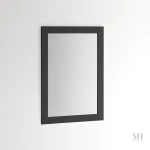Miroir noir élégant pour une décoration moderne