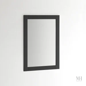 Miroir noir élégant pour une décoration moderne