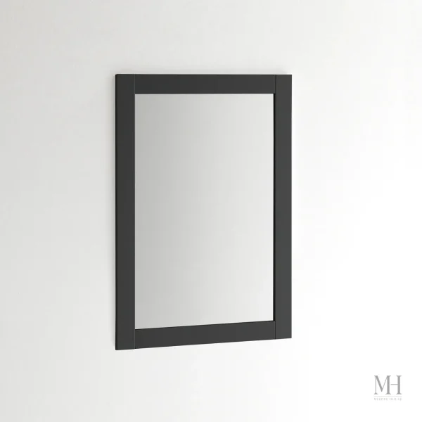 Miroir noir élégant pour une décoration moderne