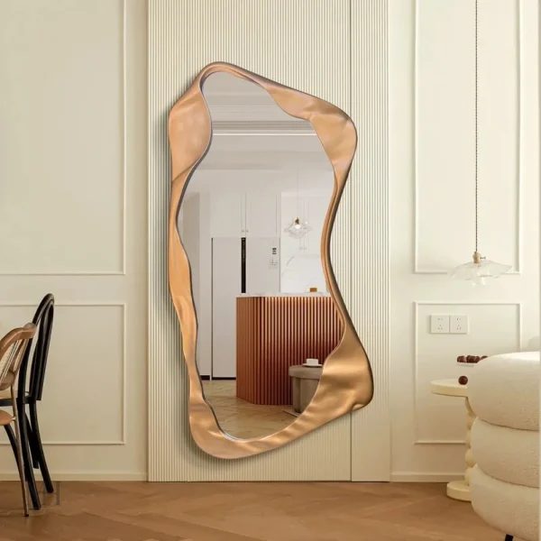 Miroir AURA, cadre design sculptural contemporain