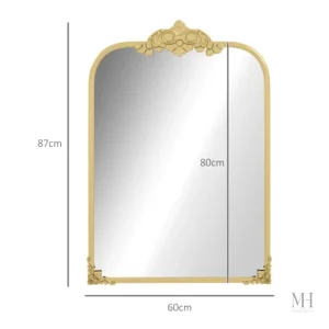 Style baroque raffiné en miroir