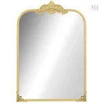 Miroir élégant 60x87 cm avec cadre doré