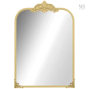 Miroir élégant 60x87 cm avec cadre doré
