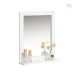 Miroir en Bois Blanc, Solution de Rangement