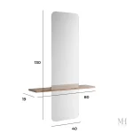 Étagère en bois fonctionnelle pour décoration moderne