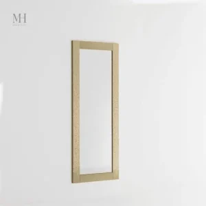 Miroir mural chic, idéal pour un espace lumineux