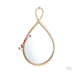 Miroir rotin moderne pour une décoration élégante