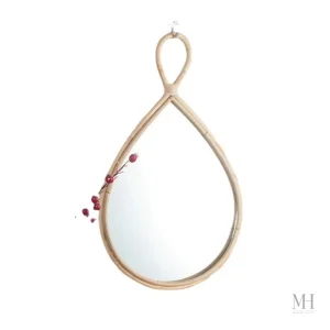 Miroir rotin moderne pour une décoration élégante
