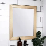 Miroir au cadre texturé, dimensions 49×59 cm