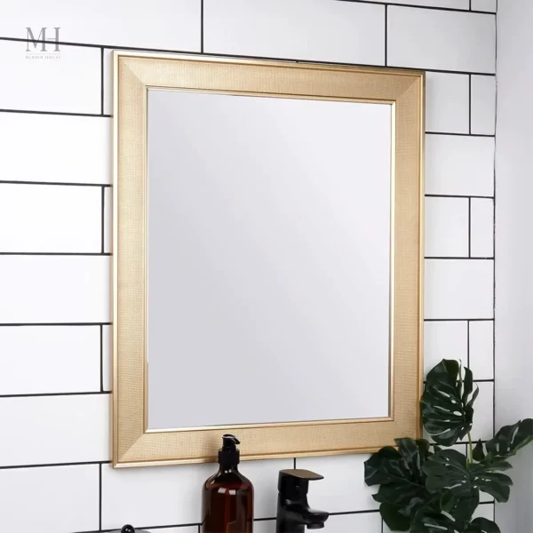Miroir au cadre texturé, dimensions 49×59 cm