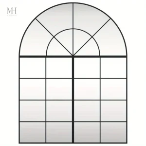 Miroir arqué au design brut et élégant