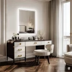 Miroir mural lumineux élégant pour votre intérieur