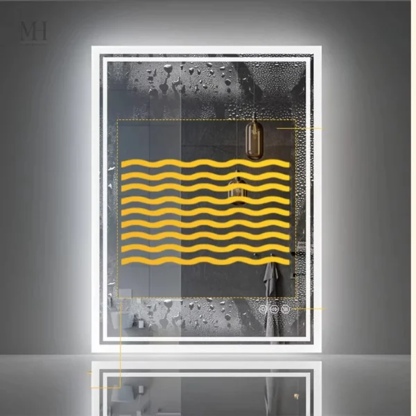 Miroir élégant pour une luminosité optimale dans votre intérieur