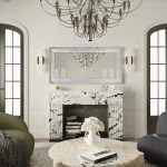Miroir Rectangulaire pour Intérieur Chic