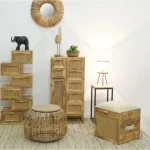 Miroir en Rotin 56 cm pour une ambiance relaxante