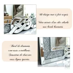 Miroir élégant pour salon, style contemporain et raffiné
