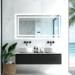 Miroir Bluetooth pour écouter de la musique en se préparant