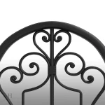 Miroir mural noir avec cadre élégant et design original
