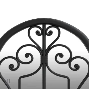 Miroir mural noir avec cadre élégant et design original