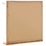Miroir Simple en Noyer pour Décoration de Salle de Bain