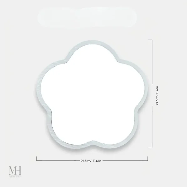 Miroir design nuage de 29,5 cm pour décoration moderne