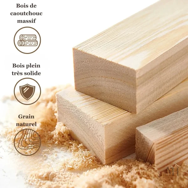 Miroir en bois pour salon, chambre ou entrée