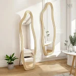 Miroir Ondulé 160x50 en forme organique