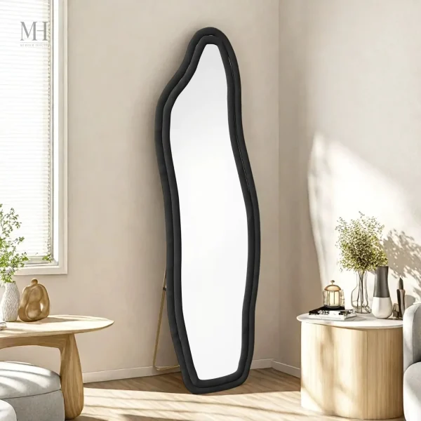 Miroir ondulé pour une ambiance moderne