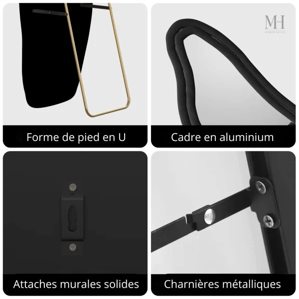 Miroir au style organique unique