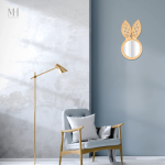 Miroir Lapin en Rotin - Décoration Naturelle