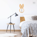 Miroir décoratif en rotin, ambiance détendue et naturelle