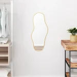 Miroir Organique Doré pour une décoration élégante