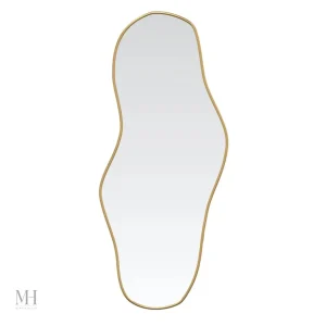 Silhouette libre en miroir doré pour sublimer votre intérieur