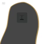 Miroir design moderne au cadre doré tendance