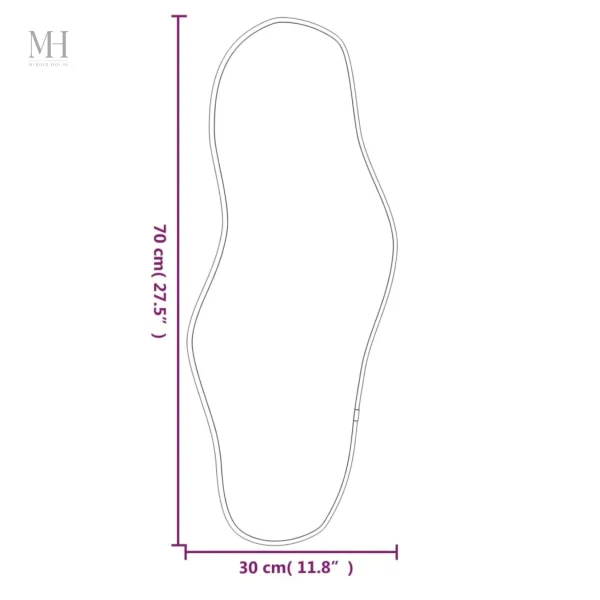Miroir doré contemporain, une touche de sophistication
