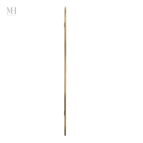 Élégant miroir doré, accessoire décoratif idéal