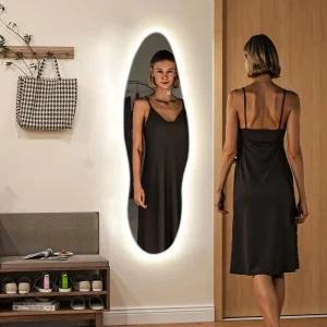 Miroir organique avec éclairage LED intégré