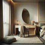 Miroir Salle de Bain 50x100 cm Design Asymétrique