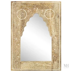 Miroir oriental en bois, style épuré