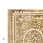 Miroir rectangulaire en bois, charme authentique