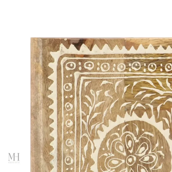 Miroir rectangulaire en bois, charme authentique
