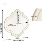 Miroir élégant pour une ambiance moderne et raffinée
