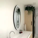 Miroir Ovale LED Premium 120x80 cm pour salle de bain
