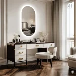 Miroir tactile pour salle de bain, style contemporain et pratique