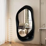 Miroir DALI en métal doré, décoration élégante