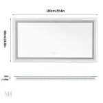 Miroir lumineux pour salle de bain, solution moderne